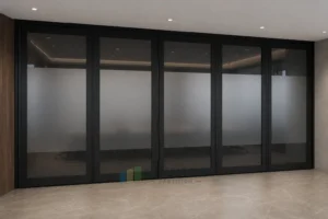 Cómo planificar las marcas de visibilidad en paredes de vidrio operables