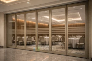 Paredes de vidrio móviles para centros de reuniones de patrocinadores de exposiciones