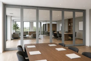 ¿Quién coordina qué en un proyecto de muro de vidrio móvil?